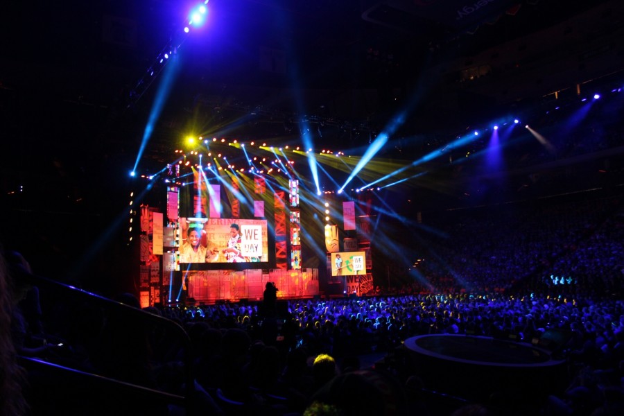 The We Day event held on Nov. 11 at the Xcel Energy Center. “I was disappointed with We Day; it was more about asking for money, self advertisement and self promotion than inspiring change,” junior Cait Gibbons said.