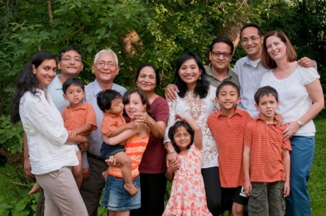 Maya Shrestha with family in Nepal – The Rubicon