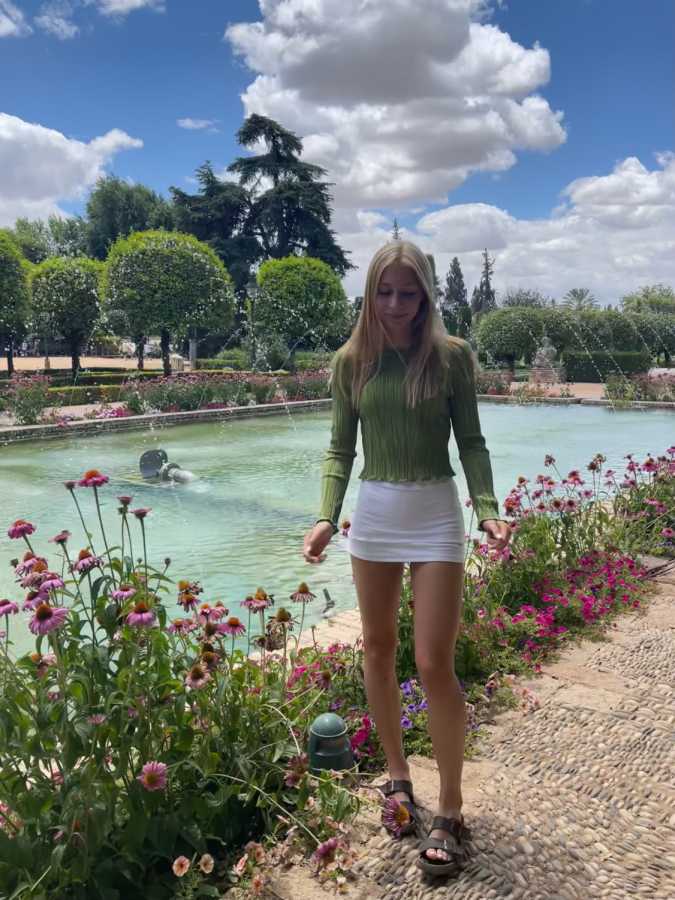 STROLLING IN SEVILLE. "I went to Spain with my grandma and it was really special to me because I've never been on a trip with just my grandma," said Wing.