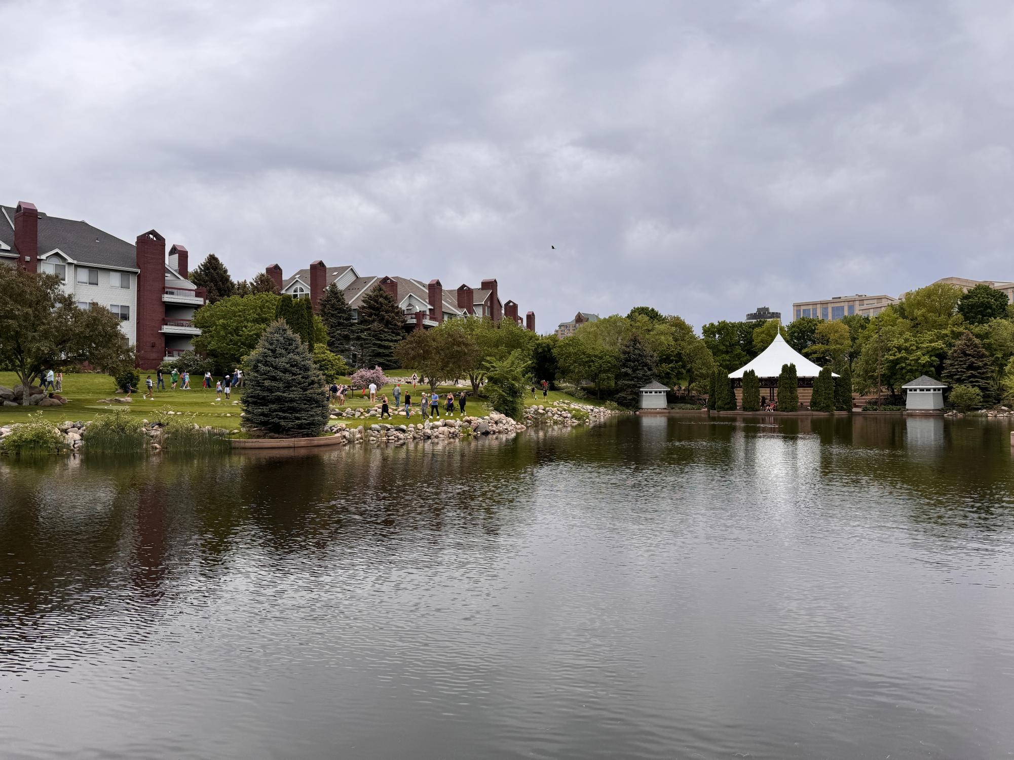 A PERFECT PLACE. Looking for a place to enjoy the summer? Visit Centennial Lakes Park in Edina. With weekly events like concerts and performances and simply enjoying recreational activities, Centennial Lakes Park has something for everyone.