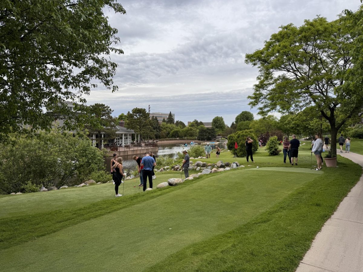TEE OFF. Round up a group of friends and visit the putting course. Guests can play the 18-hole Championship Putting Course for $11 per person.