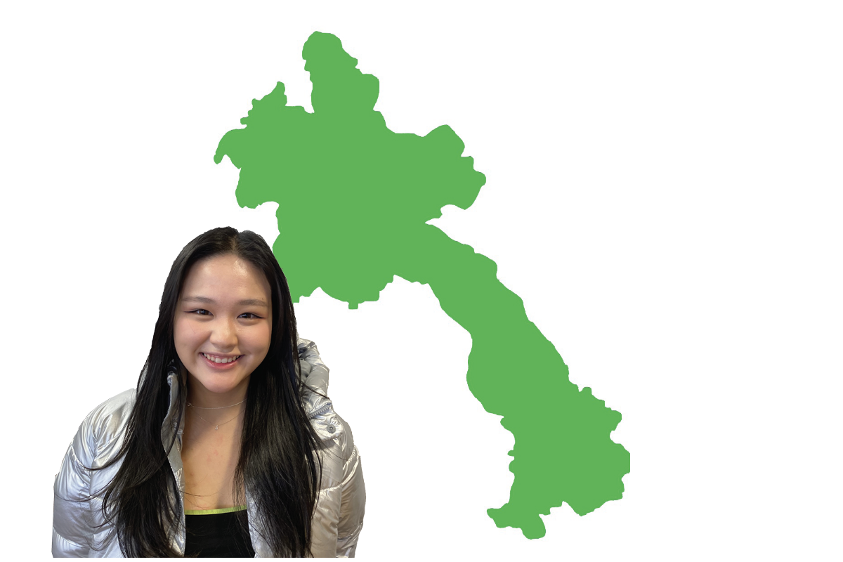 DIVERSE CULTURES. Although the Hmong community originate from many places in Asia, junior Serene Kalugdan’s family is from Laos.