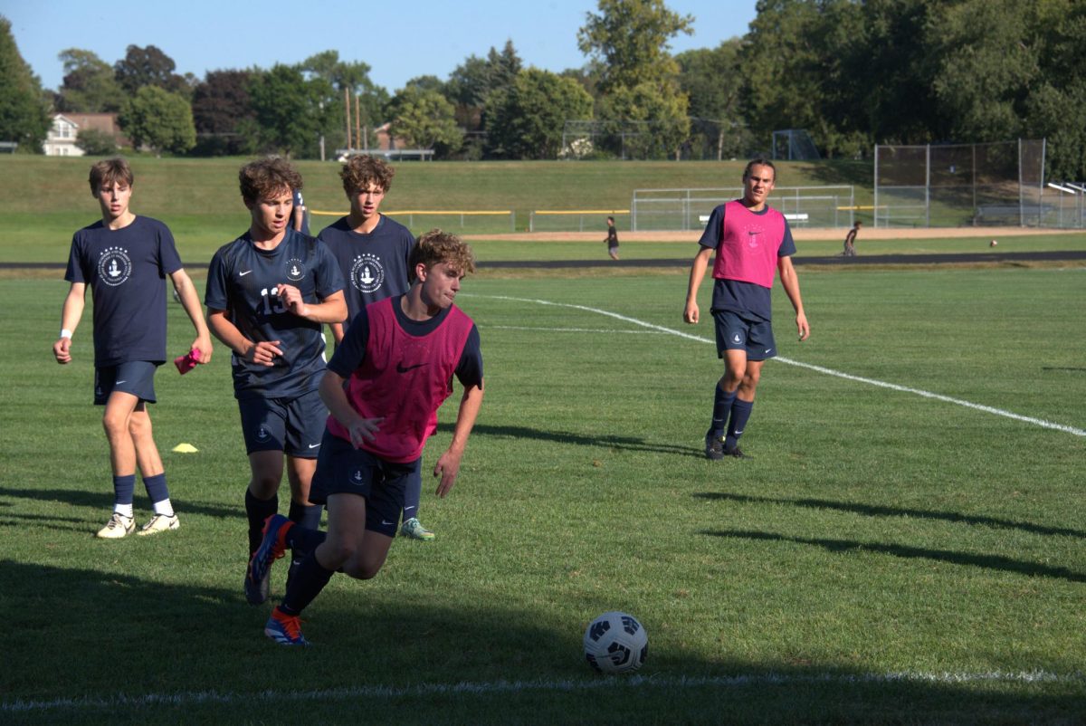 Accompanied by an energetic crowd, the team took a 5-0 homecoming win on Friday.