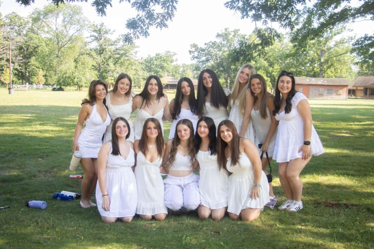 SHABBAT. Gardner and her cabinmates are all dressed up and ready to go to Shabbat. At Herzl, they celebrate Shabbat every Friday with a fancier and better dinner. 
