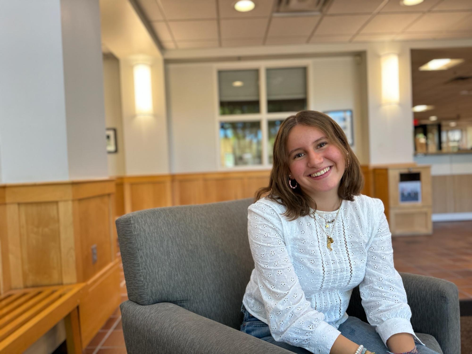 LAUGH LINES. Clara has found many thinks that bring her joy on the visit to the U.S. "I really like it here. Everyone is so much more open and welcoming," she said.