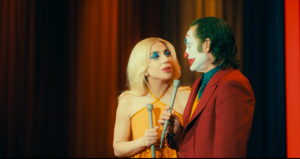 CRAZY IN LOVE. Harleen Quinzel (Lady Gaga) is a new addition and romantic partner to the story of Joaquin Phoenix's Joker. 