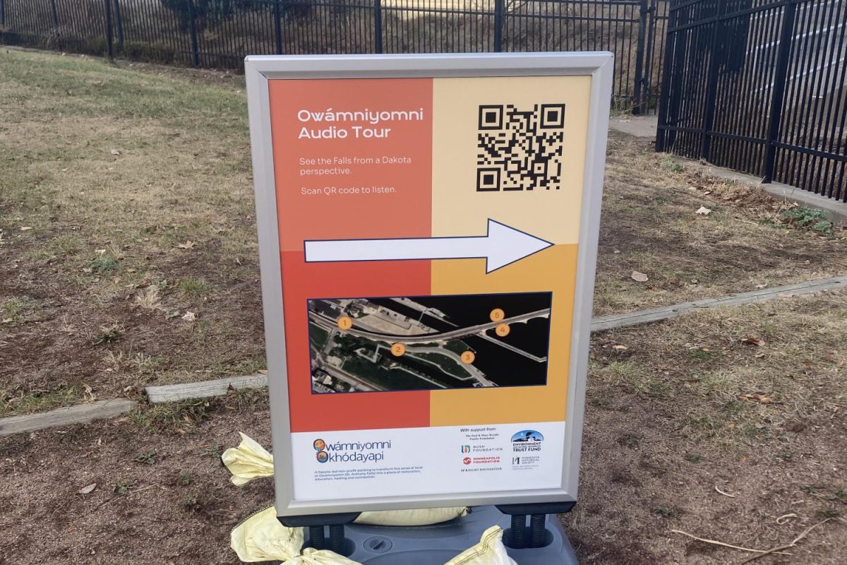 GOING VIRTUAL. The new audio tour simply requires visitors to scan this QR code, near the Whitney Mill Quarter parking lot, to access the narration.