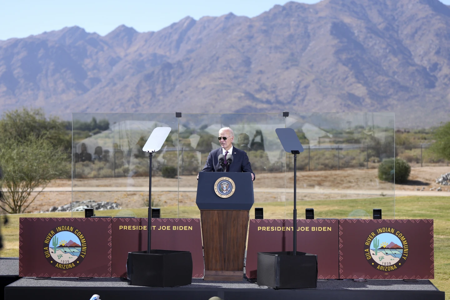 President Joe Biden speaking to Native American Community about the harm the U.S. government has caused. (Rick scuteri/AP Photo)