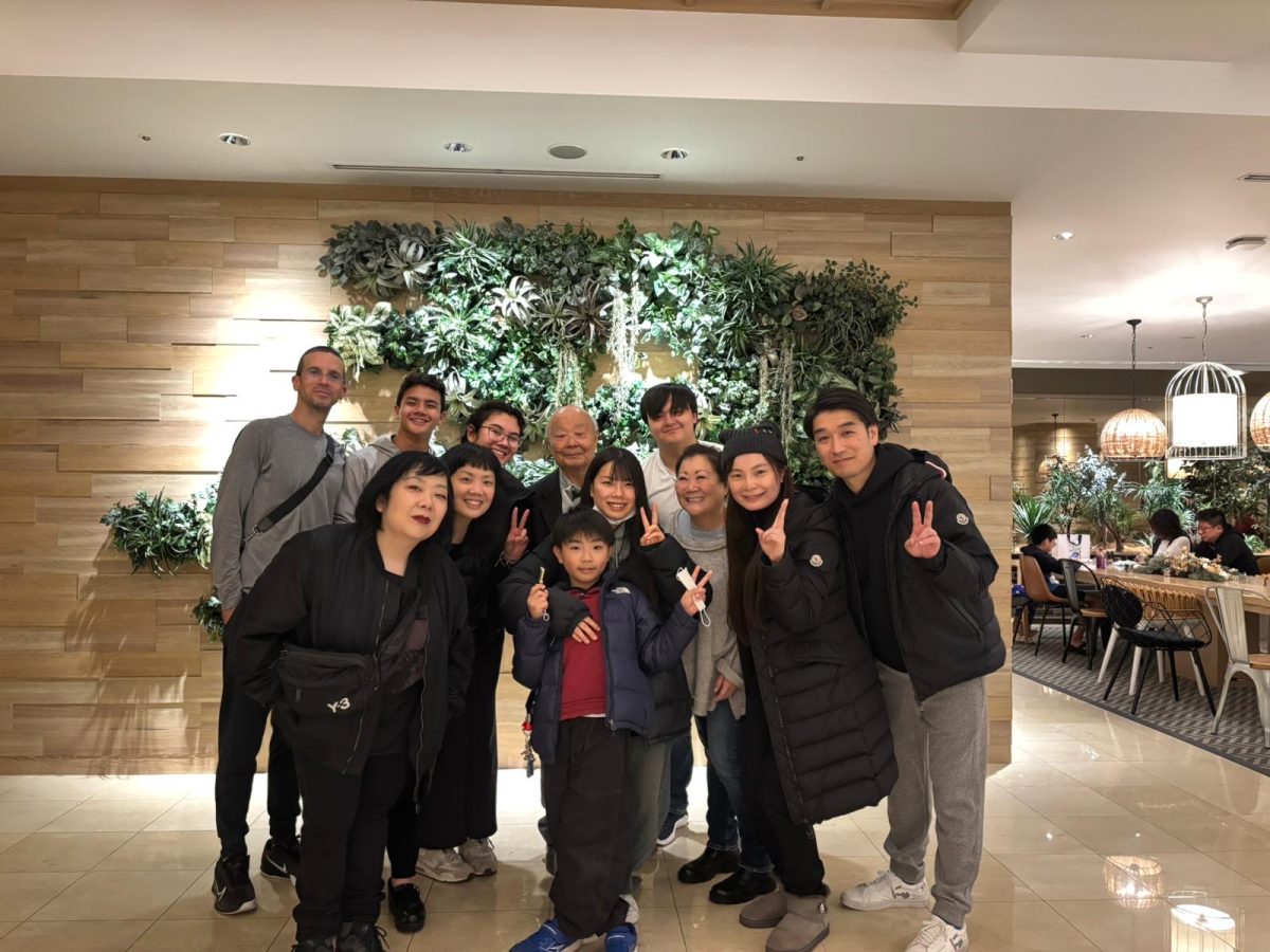 FAMILY FUN. Ninth-grader Lucas Laguna visited family in his trip to Japan: "I love capturing those moments so that I can remember being with them even when I am back home," Laguna said (Submitted photo: Lucas Laguna). 