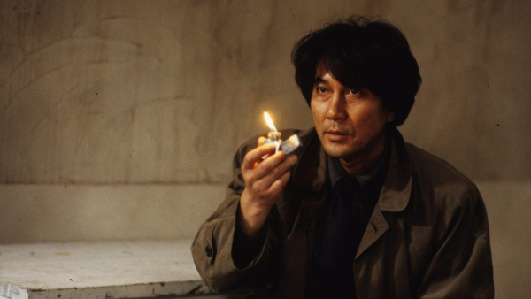 PERFECT ACTING. Koji Yakusho excels in the starring role as Detective Takabe, a titular character crucial for developing the film's themes. (Fair use image from Flim at Lincoln Center, flimlinc.org)